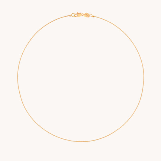 Essential Box Chain Necklace in Gold